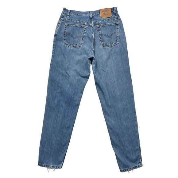 Levi's 550 Jeans Women's Size 14 Blue Relaxed Fit Tapered Leg Casual Denim - Picture 5 of 13